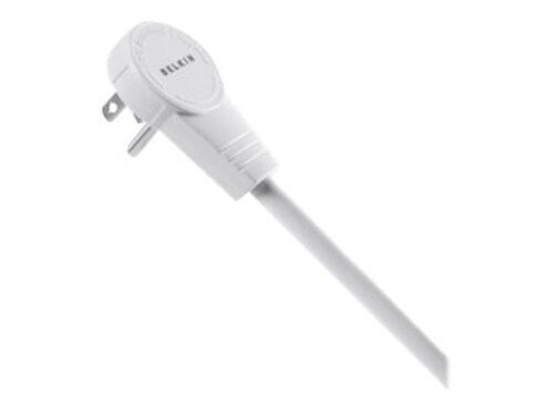 Belkin 6-Outlet 720J Straight Plug Surge Protector w  6ft Cord - White