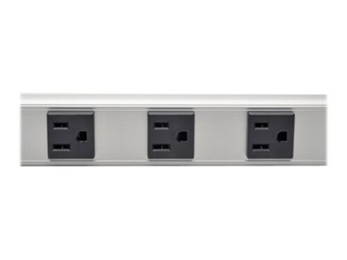 Tripp Lite Power Strip w  Surge Suppression, 1050 Joules, (8) 5-15R Outlets, 5-15P Input 6ft Cord, 24"