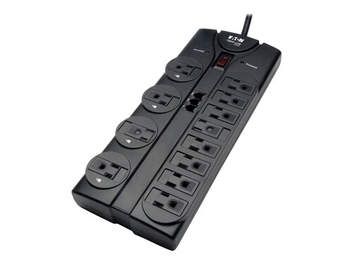 Tripp Lite Protect It! Surge Protector 2160 Joules (12) Outlets 8ft Cord Telephone