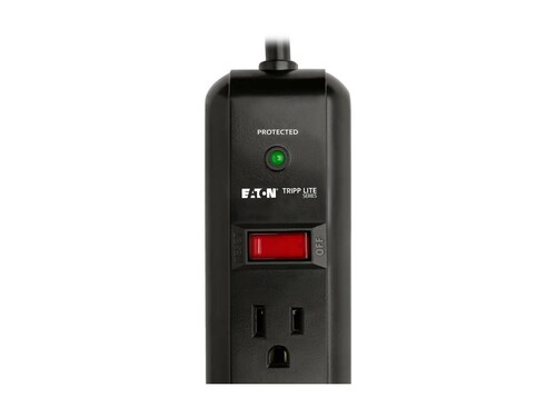 Tripp Lite Protect It! Surge (7) Outlet (4 Transformers) 12ft Cord 1080 Joules, Black