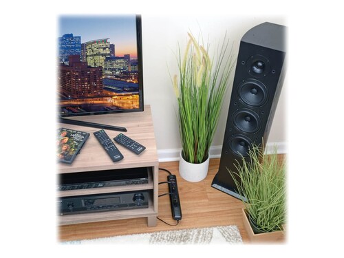 Tripp Lite Protect It! Surge (7) Outlet (4 Transformers) 12ft Cord 1080 Joules, Black