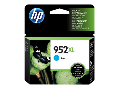 HP 952XL (L0S61AN#140) Cyan Original Ink Cartridge
