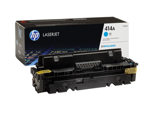 HP 414A (W2021A) Cyan Original LaserJet Toner Cartridge 6 HP 414A (W2021A) Cyan Original LaserJet Toner Cartridge