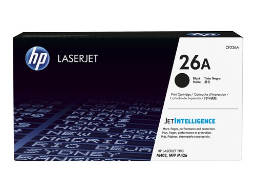 HP 26A (CF226A) Black Original LaserJet Toner Cartridge w  JetIntelligence