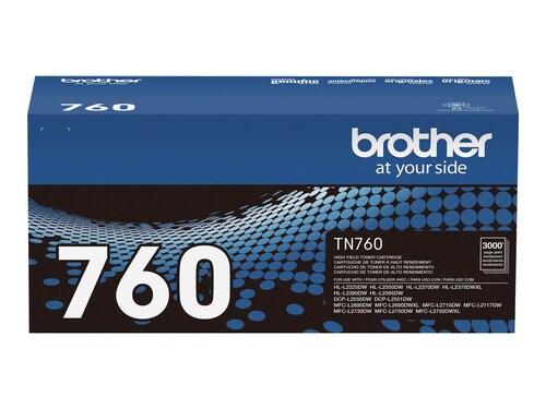 Brother Black TN760 High Yield Toner Cartridge