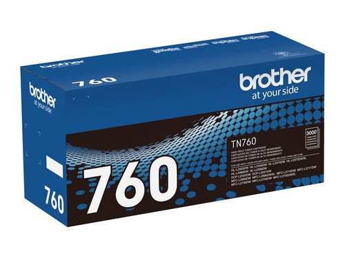 Brother Black TN760 High Yield Toner Cartridge