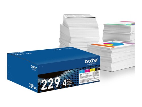 Brother Black Color 229 Standard Yield Toner Cartridges (4-pack)