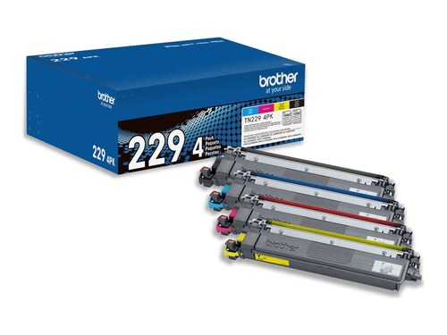 Brother Black Color 229 Standard Yield Toner Cartridges (4-pack)