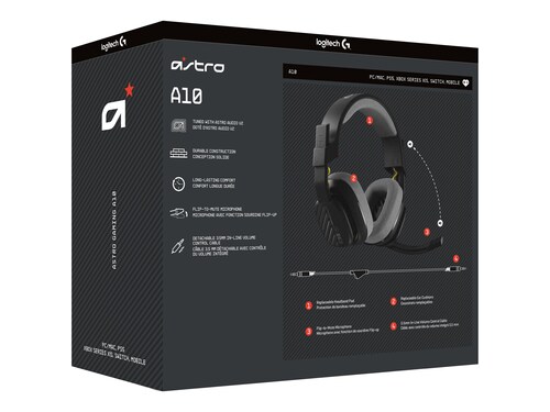 Logitech Astro A10 G2 Headset Xbox - Black 6 Logitech Astro A10 G2 Headset Xbox - Black