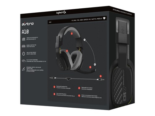 Logitech Astro A10 G2 Headset Xbox - Black 7 Logitech Astro A10 G2 Headset Xbox - Black