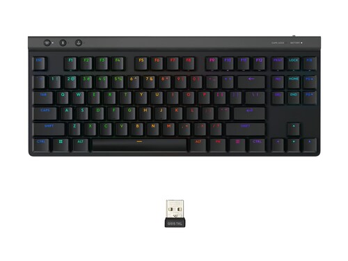 Logitech G515 Lightspeed TKL Wireless Gaming Keyboard Tactile - Black