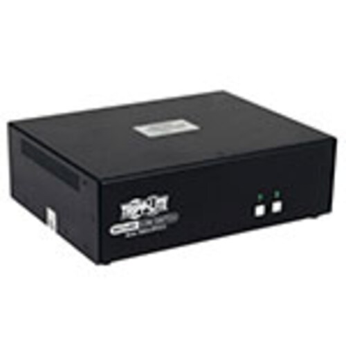 Tripp Lite Open Box 2-Port Dual-Monitor Secure KVM Switch, DisplayPort, 4K