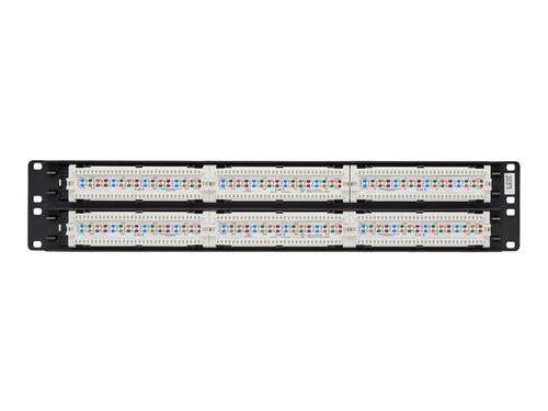 Tripp Lite 48-Port Cat6 Cat5 Patch Panel Rackmount 110 Punch Down RJ45 Ethernet 1URM 568B