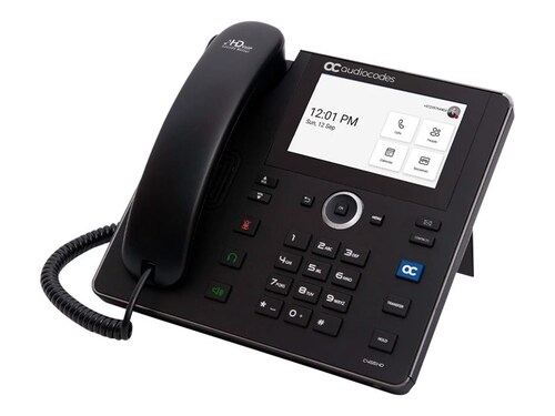AudioCodes Open Box Teams C455HD PoE GbE IP Phone